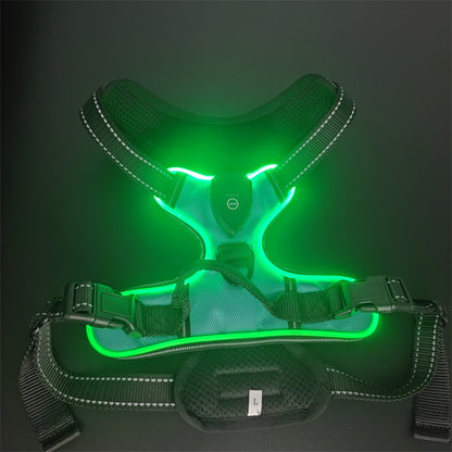 NightGuard™ – Pettorina LED Ricaricabile ad Alta Visibilità per Cani e Gatti