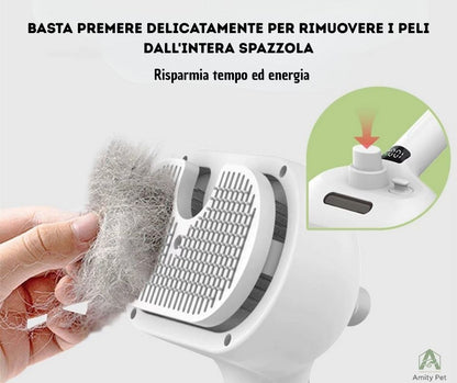 AmityPet HEDGHOG™ Spazzola a Vapore 3-in-1
