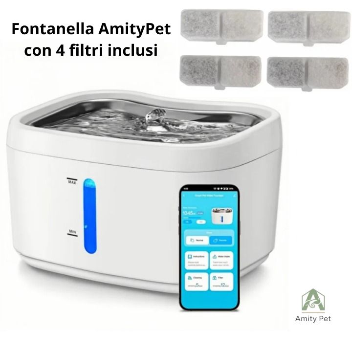 AmityPet FONTANELLA™ Smart Wi-Fi a Induzione 2.5L