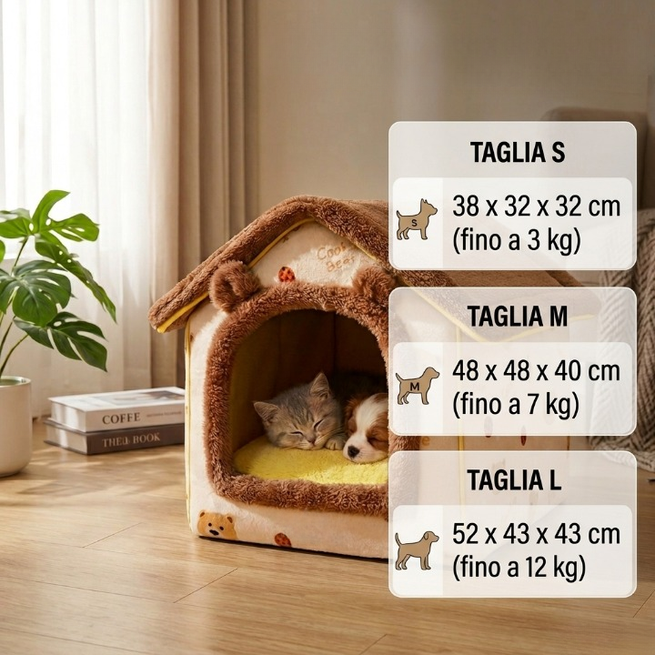 Nido Termico & Casetta Rifugio Amity Pet™
