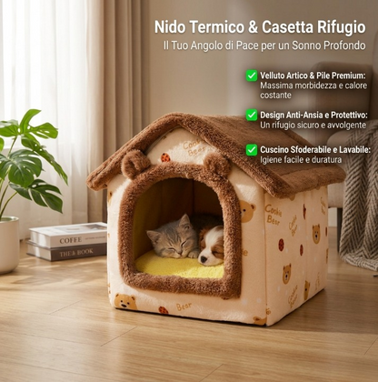 Nido Termico & Casetta Rifugio Amity Pet™