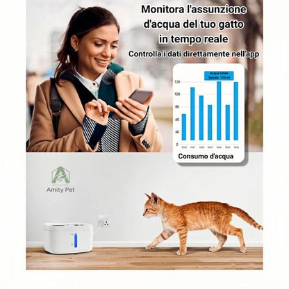 AmityPet FONTANELLA™ Smart Wi-Fi a Induzione 2.5L