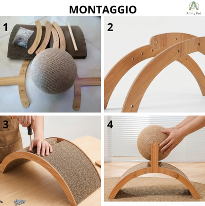 Arco Sensibily™ - Tiragraffi di Design in Legno Massiccio