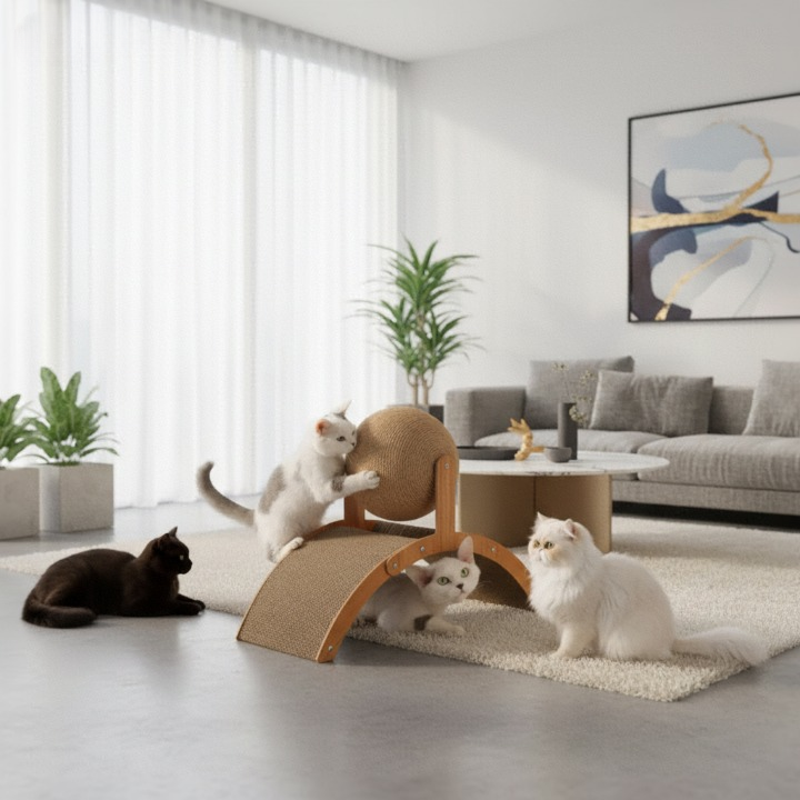 Arco Sensibily™ - Tiragraffi di Design in Legno Massiccio